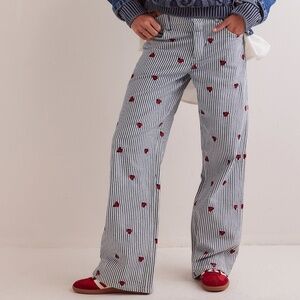 Free People We The Free Bugged Out Straight-Leg Jeans Lady Lucky